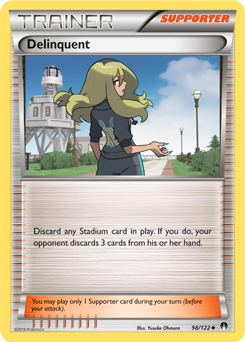 Delinquent 98/122 Pokémon card from Breakpoint for sale at best price