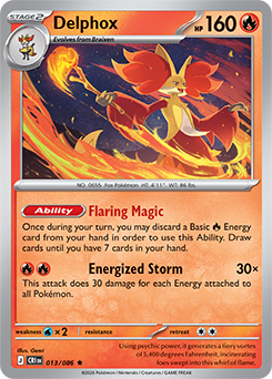 Carte Pokémon Peu commune Goupelin 13/86 de la série Chaos Ascendant