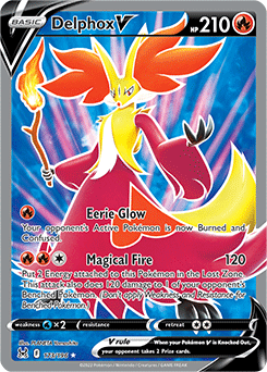 Delphox V 173/196 Pokémon card from Lost Origin for sale at best price