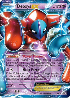 Promo Pokémon card Deoxys BW82 from Back & White Promos expansion