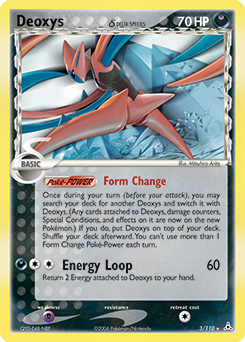 Carte Pokémon Deoxys 3/110 de la série Ex Fantômes Holon en vente au meilleur prix