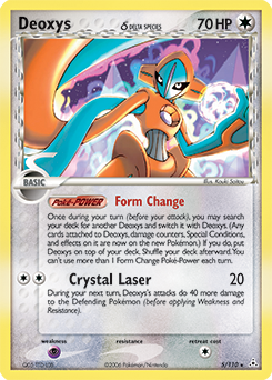 Carte Pokémon Deoxys 5/110 de la série Ex Fantômes Holon en vente au meilleur prix