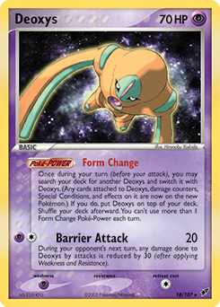 Carte Pokémon Deoxys 18/107 de la série Ex Deoxys en vente au meilleur prix