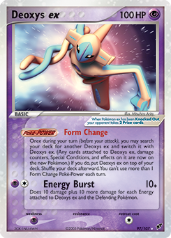 Carte Pokémon Deoxys 97/107 de la série Ex Deoxys en vente au meilleur prix