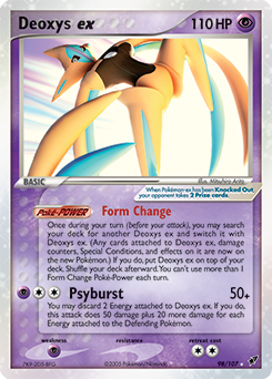 Carte Pokémon Deoxys 98/107 de la série Ex Deoxys en vente au meilleur prix