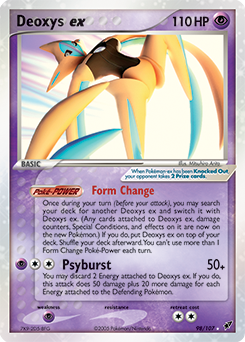 Carte Pokémon Pokémon ex Deoxys 98/107 de la série Ex Deoxys