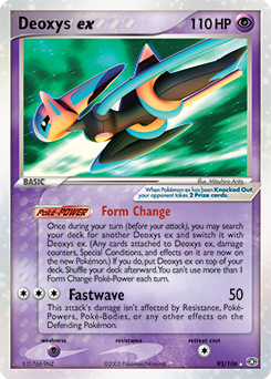 Carte Pokémon Deoxys 93/106 de la série Ex Emeraude en vente au meilleur prix