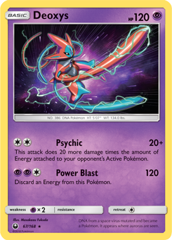 Deoxys 67/168 Pokémon card from Celestial Storm for sale at best price