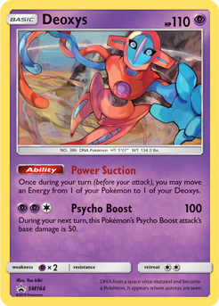 Deoxys SM164 Pokémon card from Sun and Moon Promos for sale at best price