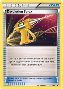 Devolution Spray 95/124 Pokémon card from Fates Collide for sale at best price