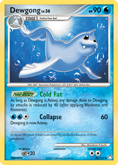 Dewgong 45/123 Pokémon card from Mysterious Treasures for sale at best price