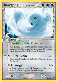 Dewgong 15/101 Pokémon card from Ex Dragon Frontiers for sale at best price