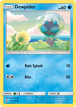 Dewpider 48/236 Pokémon card from Unified Minds for sale at best price