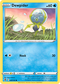 Dewpider 047/195 Pokémon card from Silver Tempest for sale at best price