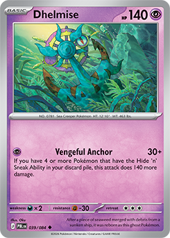 Dhelmise 39/84 Pokémon card from Pitch Black for sale at best price