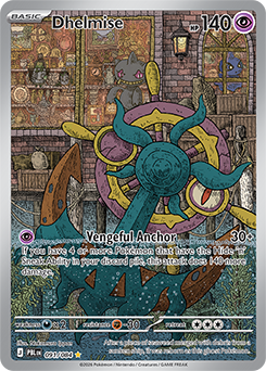 Carte Pokémon Illustration rare Sinistrail 91/84 de la série Nuit Noire