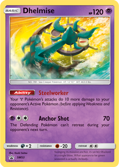 Carte Pokémon Promo Sinistrail SM53 de la série Promos Soleil et Lune
