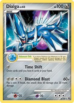 Dialga 4/100 Pokémon card from Majestic Dawn for sale at best price