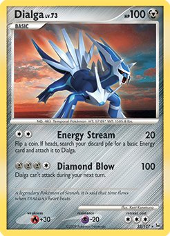 Dialga 23/127 Pokémon card from Platinuim for sale at best price