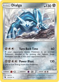 Dialga 127/214 Pokémon card from Lost Thunder for sale at best price
