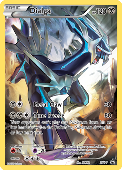 Promo Pokémon card Dialga XY77 from XY Promos expansion