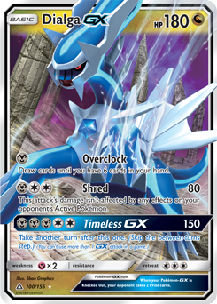 Dialga GX 100/156 Pokémon card from Untra Prism for sale at best price