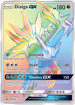 Dialga GX 164/156 Pokémon card from Untra Prism for sale at best price