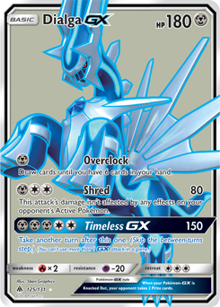 Dialga GX 125/131 Pokémon card from Forbidden Light for sale at best price