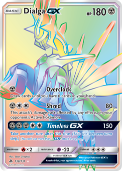 Dialga GX 138/131 Pokémon card from Forbidden Light for sale at best price