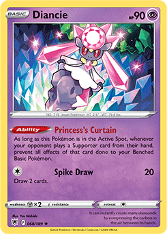 Diancie 068/189 Pokémon card from Astral Radiance for sale at best price