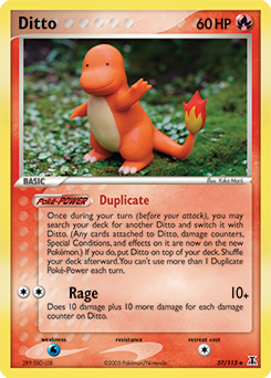 Carte Pokémon Metamorph 37/113 de la série Ex Espèces Delta en vente au meilleur prix
