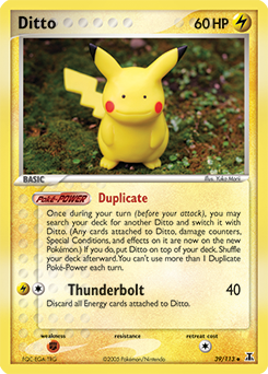 Carte Pokémon Metamorph 39/113 de la série Ex Espèces Delta en vente au meilleur prix