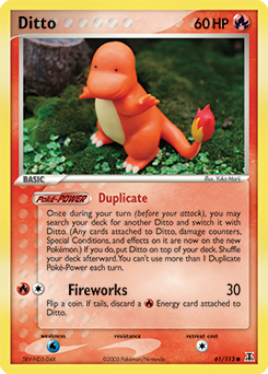 Carte Pokémon Metamorph 61/113 de la série Ex Espèces Delta en vente au meilleur prix