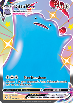 Ditto VMAX SV119/SV122 Pokémon card from Shining Fates for sale at best price