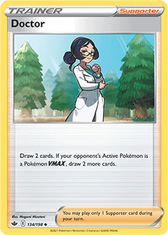 Doctor 134/198 Pokémon card from Chilling Reign for sale at best price