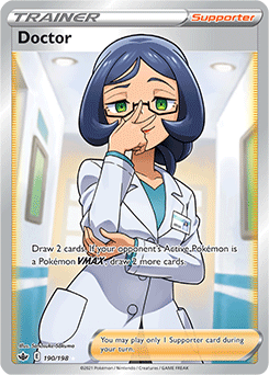 Doctor 190/198 Pokémon card from Chilling Reign for sale at best price