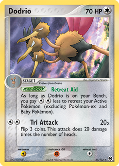 Dodrio 21/112 Pokémon card from Ex Fire Red Leaf Green for sale at best price
