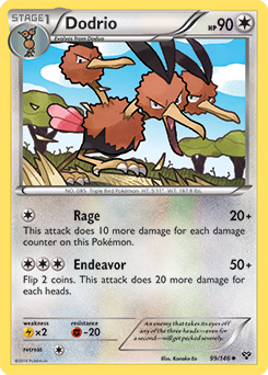 Dodrio 99/146 Pokémon card from X&Y for sale at best price