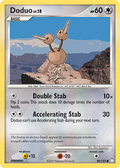 Doduo 80/123 Pokémon card from Mysterious Treasures for sale at best price
