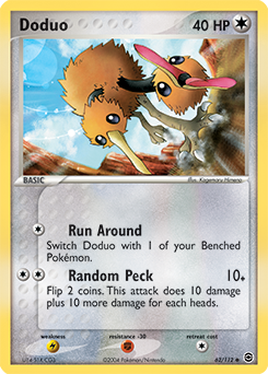 Carte Pokémon Doduo 62/112 de la série Ex Rouge Feu Vert Feuille en vente au meilleur prix