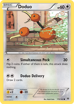 Doduo 115/162 Pokémon card from Breakthrough for sale at best price