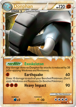Donphan 107/123 Pokémon card from HeartGold SoulSilver for sale at best price