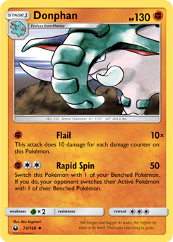 Donphan 73/168 Pokémon card from Celestial Storm for sale at best price