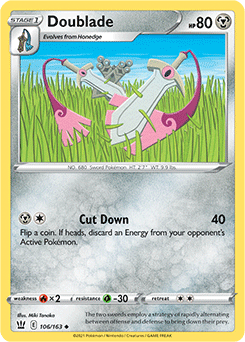 Doublade 106/163 Pokémon card from Battle Styles for sale at best price