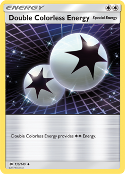 Double Colorless Energy 136/149 Pokémon card from Sun & Moon for sale at best price