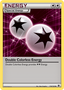 Double Colorless Energy 114/124 Pokémon card from Fates Collide for sale at best price