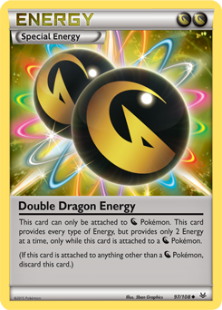 Double Dragon Energy 97/108 Pokémon card from Roaring Skies for sale at best price