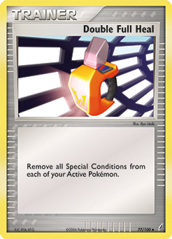 Carte Pokémon Double Guérison Totale 77/100 de la série Ex Gardiens de Cristal en vente au meilleur prix