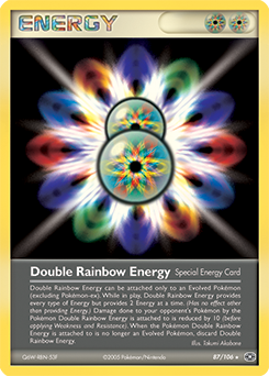 Carte Pokémon Double Énergie Multicolore 87/106 de la série Ex Emeraude en vente au meilleur prix