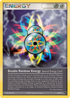 Carte Pokémon Double Rainbow Energy 4/17 de la série POP 5 en vente au meilleur prix
